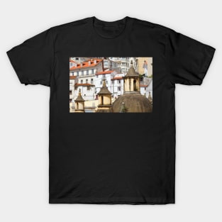 Jardim da Magna, old town, Coimbra, Portugal, city, domes, garden, park T-Shirt